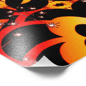 Abstraktes Schmetterlingsmarine eARTs-Foto Fotodruck (Ecke)