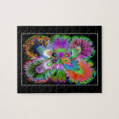 Abstraktes Schmetterlingspuzzle Puzzle (Horizontal)