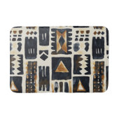 Abstraktes Schmuckmuster Badematte (Vorderseite)