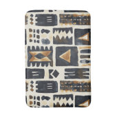 Abstraktes Schmuckmuster Badematte (Vorderseite Vertikal)