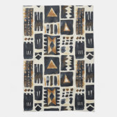 Abstraktes Schmuckmuster Geschirrtuch (Vertikal)