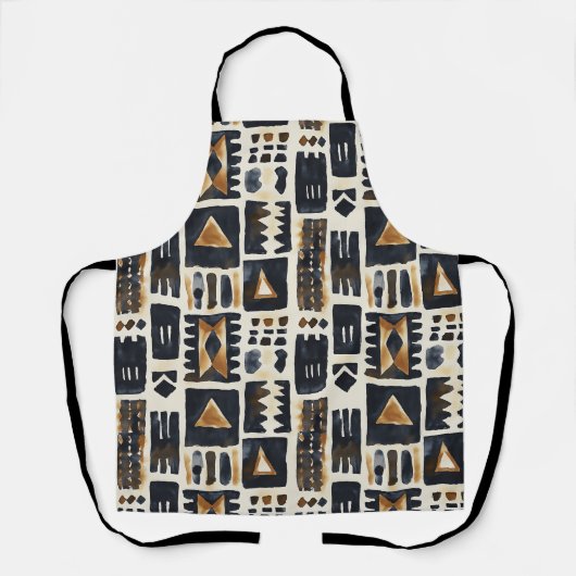 Abstraktes Schmuckmuster Schürze (Vorderseite)