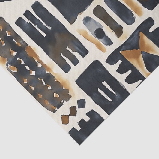 Abstraktes Schmuckmuster Seidenpapier (Detail)