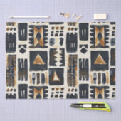 Abstraktes Schmuckmuster Seidenpapier (Handwerk)