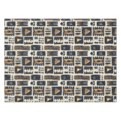 Abstraktes Schmuckmuster Tischdecke (Vorderseite (Horizontal))