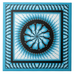 Abstraktes Schmuckstück Fliese