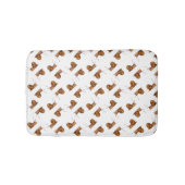 Abstraktes Schneckenmuster Badematte (Vorderseite)