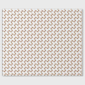 Abstraktes Schneckenmuster Geschenkpapier (Flach)