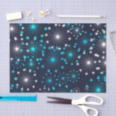 abstraktes Schneeflockenpapier Seidenpapier (Handwerk)