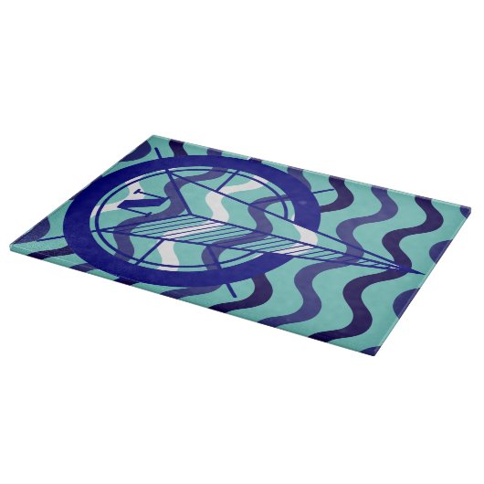 Abstraktes Schneidebrett (Ecke)