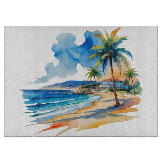 Abstraktes Schneidebrett (Vorderseite)