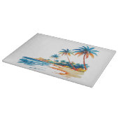 Abstraktes Schneidebrett (Ecke)