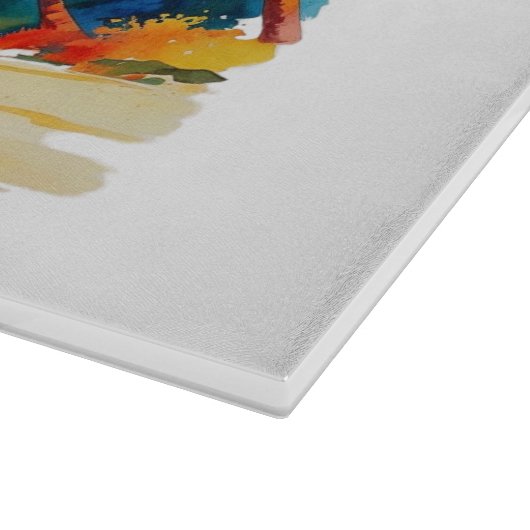 Abstraktes Schneidebrett (Ecke)