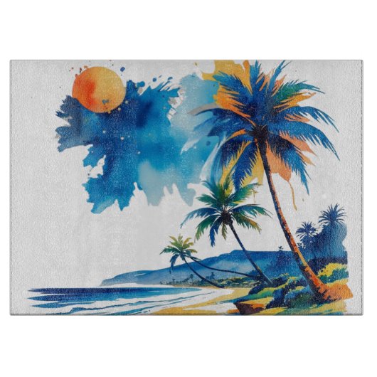 Abstraktes Schneidebrett (Vorderseite)