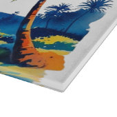 Abstraktes Schneidebrett (Ecke)