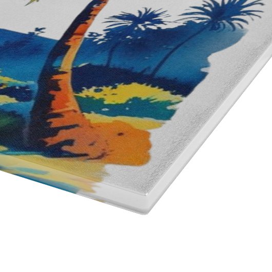 Abstraktes Schneidebrett (Ecke)