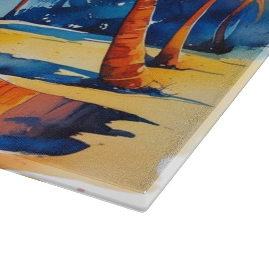 Abstraktes Schneidebrett (Ecke)