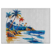 Abstraktes Schneidebrett (Vorderseite)