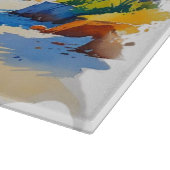 Abstraktes Schneidebrett (Ecke)