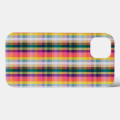 Abstraktes schottisches Kariert Case-Mate iPhone Hülle (Rückseite (Horizontal))