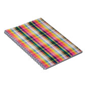 Abstraktes schottisches Kariert Notizblock (Rechte Seite)