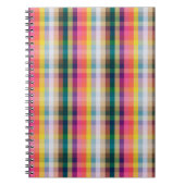 Abstraktes schottisches Kariert Notizblock (Vorderseite)