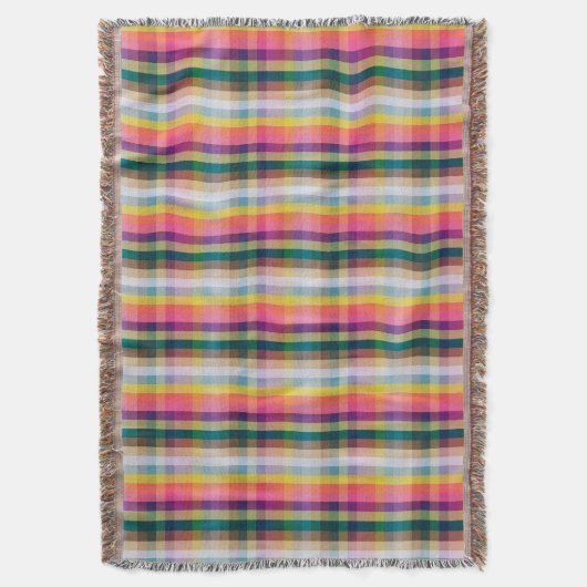 Abstraktes schottisches kariertes decke (Vorderseite Vertikal)