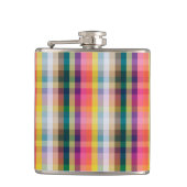 Abstraktes schottisches kariertes flachmann (Vorderseite)