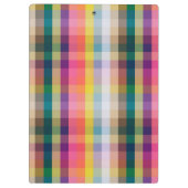 Abstraktes schottisches kariertes klemmbrett (Rückseite)