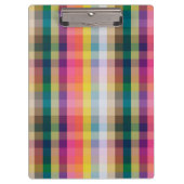 Abstraktes schottisches kariertes klemmbrett (Vorderseite)