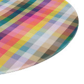 Abstraktes schottisches kariertes schneidebrett (Ecke)