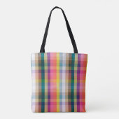 Abstraktes schottisches kariertes tasche (Rückseite)
