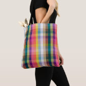 Abstraktes schottisches kariertes tasche (Von Nahem)