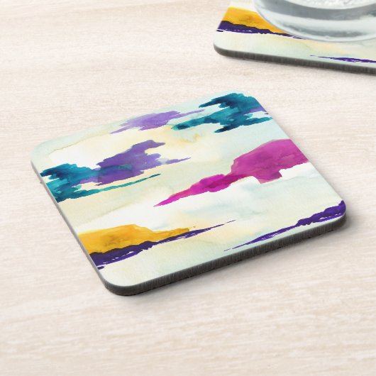 Abstraktes schottisches untersetzer (Linke Seite)