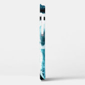 Abstraktes Schwarz-Blau-Graffiti Case-Mate-iPhone Case-Mate iPhone Hülle (Rückseite / Links)