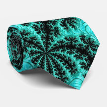 Abstraktes Schwarz-Grün-Fraktal-Muster