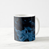 Abstraktes Schwarz-Weiß-Bild Kaffeetasse (VorderseiteRechts)