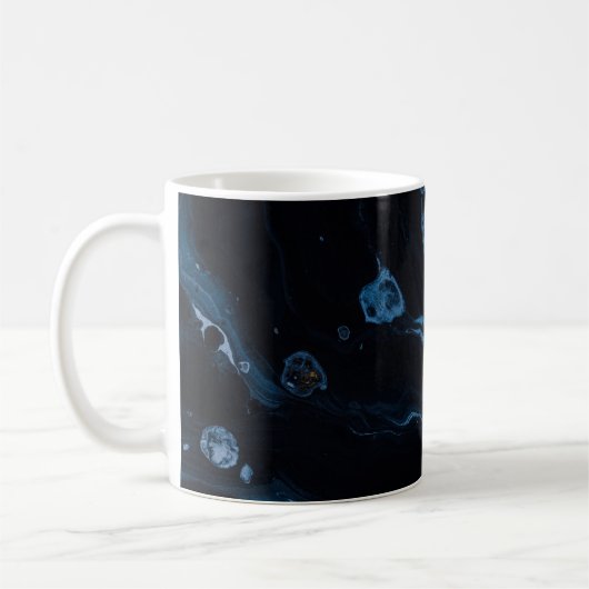 Abstraktes Schwarz-Weiß-Bild Kaffeetasse (Links)