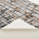 Abstraktes Schwarz-Weiß-Bild Sherpadecke (3/4)
