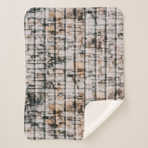 Abstraktes Schwarz-Weiß-Bild Sherpadecke