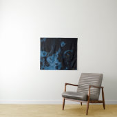 Abstraktes Schwarz-Weiß-Bild Wandteppich (Beispiel (Horizontal))