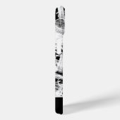 Abstraktes Schwarz/Weiß Case-Mate iPhone Hülle (Rückseite / Rechts)