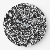 Abstraktes Schwarz-Weiß-Linienmuster