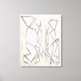 Abstraktes Schwarz-Weiß-Modern-Contemparat Leinwanddruck