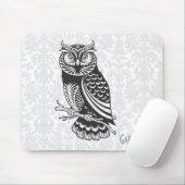 Abstraktes Schwarz/Weiß Mousepad (Mit Mouse)