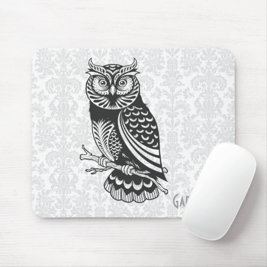 Abstraktes Schwarz/Weiß Mousepad (Mit Mouse)