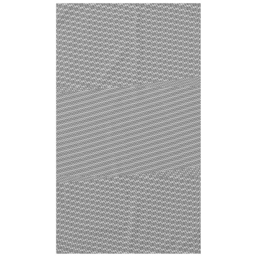 Abstraktes Schwarz-Weiß-Muster Tischdecke (Vorderseite)