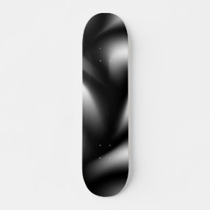 Abstraktes Schwarz-Weiß-Wetter Skateboard