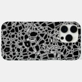 Abstraktes Schwarz-weißes Kryptonite Case-Mate iPhone Hülle (Rückseite (Horizontal))