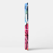 Abstraktes Schwarz-weißes Wasserfarbmuster Case-Mate iPhone Hülle (Rückseite / Rechts)